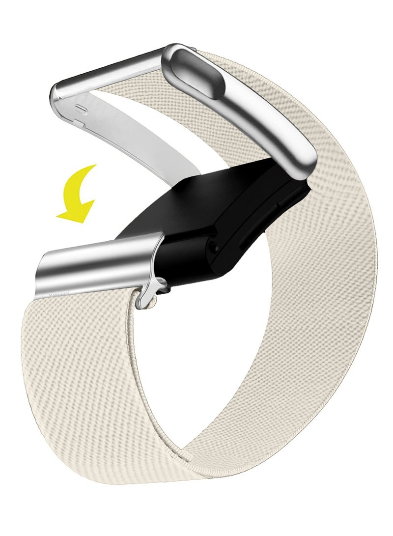 CATANES Replacement Nylon Band for Whoop MG with Silver Clip, Adjustable Wrist Strap for Fitness and Daily Use, for Men & Women- Starlight - Image 3